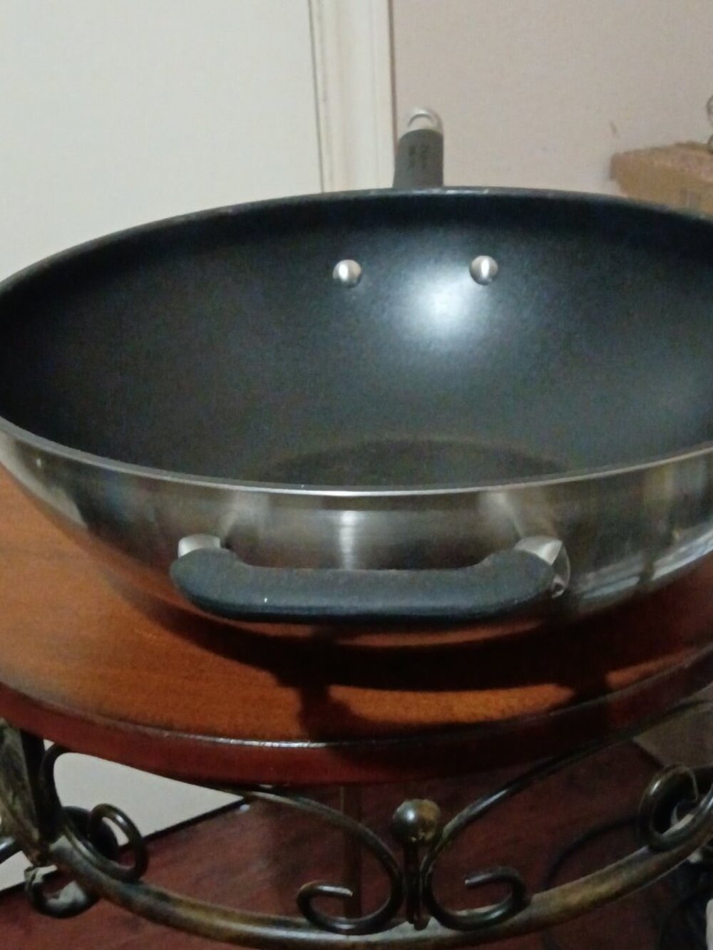 Kitchen Essentials Calphalon 12" Wok Stir Frypan Nonstick Hard Anodized 155 - Picture 6 of 9